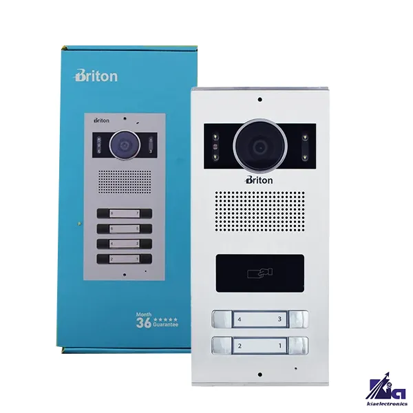 پنل آیفون تصویری کارتی برایتون 4 واحدی 