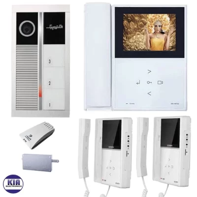 آیفون تصویری سه واحدی مدل 592 سفید