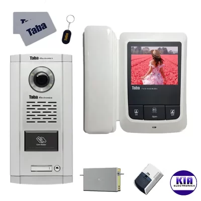 پکیج آیفون تصویری یک واحدی کارتی مدل TVD 1090 تابا