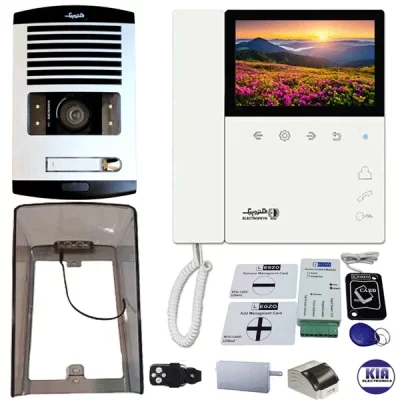 آیفون تصویری 1 واحدی الکتروپیک مدل 897pro با ماژول و بارانگیر