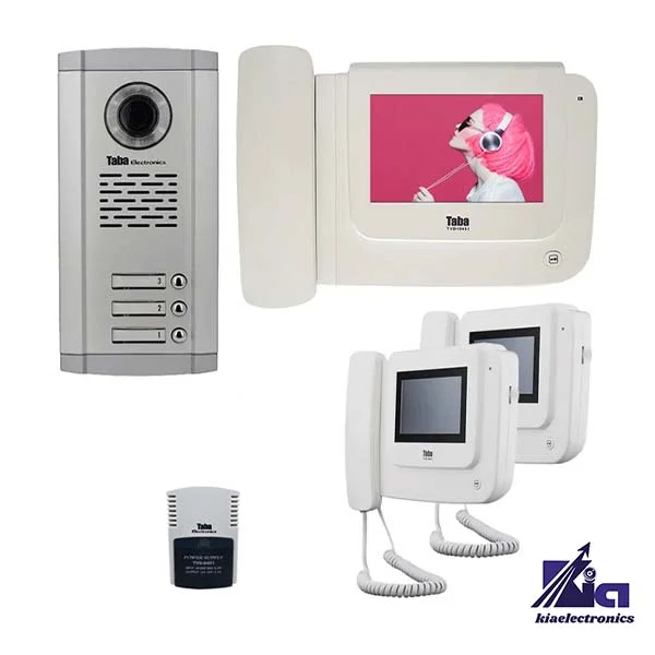 پکیج آیفون تصویری سه واحدی تابا TVD-1043i با پنل 1860
