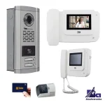 پکیج آیفون تصویری دو واحدی تابا TVD-1043I با پنل کارتی