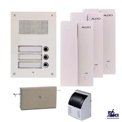 پکیج آیفون صوتی 3 واحدی آلدو مدل AL-2S