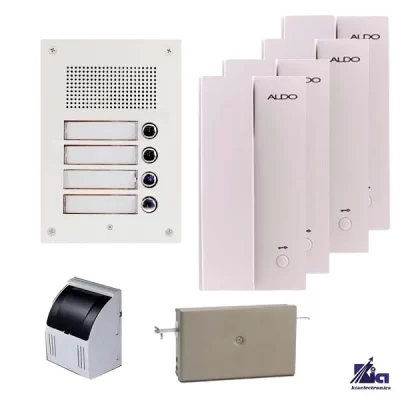 پکیج آیفون صوتی 4 واحدی آلدو مدل AL-2S