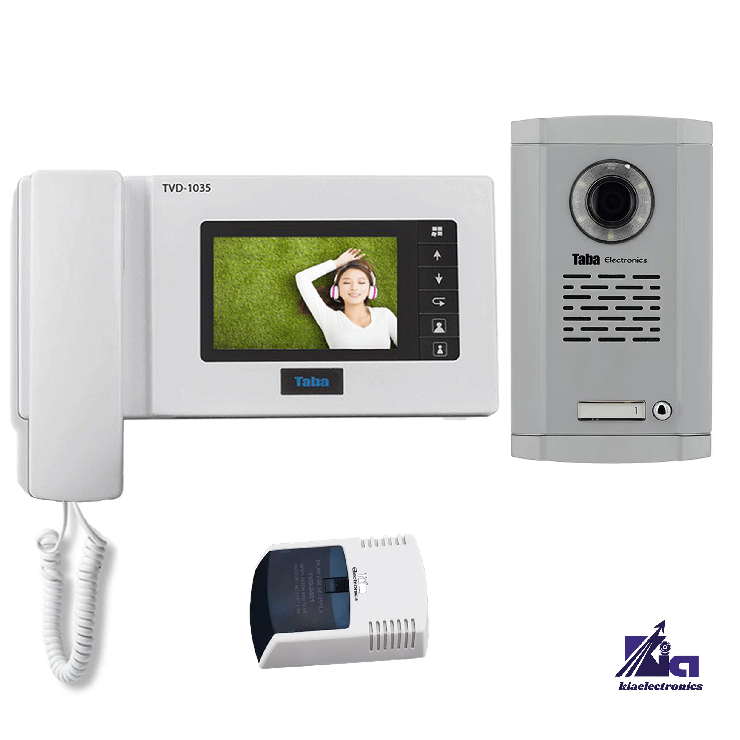 پکیج آیفون تصویری یک واحدی مدل TVD-1035 تابا