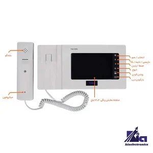 آیفون تصویری 4.3 اینچی تابا TVD-1035