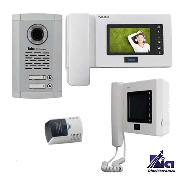 پکیج آیفون تصویری دو واحدی تابا TVD-1035