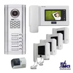 : پکیج آیفون تصویری پنج واحدی تابا TVD-1035