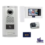 پکیج آیفون تصویری پنج واحدی تابا TVD-1035 با پنل کارتی