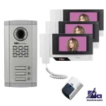 پکیج آیفون تصویری سه واحدی تابا TVD-3070 با پنل 1860