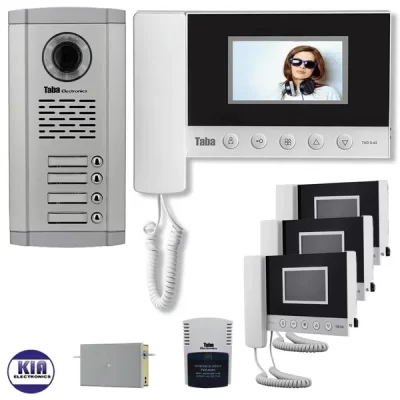 پکیج آیفون تصویری 4 واحدی تابا مدل TVD-5-43