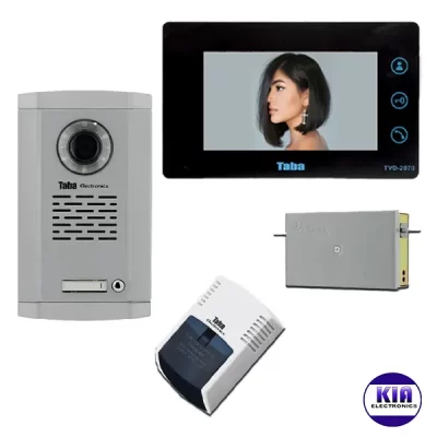 پکیج آیفون تصویری یک واحدی 2070 تابا با صفحه لمسی