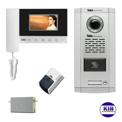 آیفون تصویری یک واحدی کارتی مدل TVD-5-43 تابا