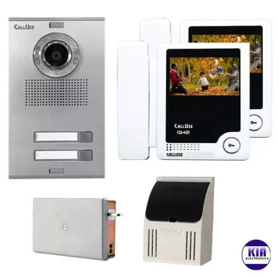 پکیج 2 واحدی آیفون تصویری کالیوز مدل AZ431