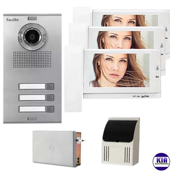 پکیج سه واحدی آیفون تصویری کالیوز مدل B71