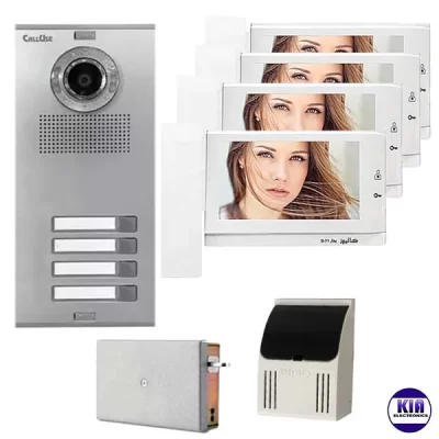 پکیج چهار واحدی آیفون تصویری کالیوز مدل B71