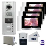 پکیج آیفون تصویری کارتی تابا مدل 1070 چهار طبقه