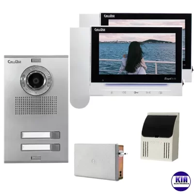 پکیج 2 واحدی آیفون تصویری مدل s72 سایه