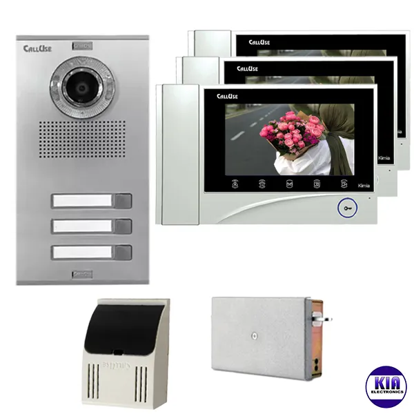 پکیج 3 واحدی آیفون تصویری مدل K73 