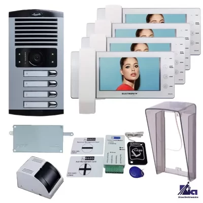 پکیج 4 واحدی 1294 ECO سفید الکتروپیک و ماژول لگزو و بارانگیر