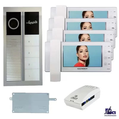 پکیج 4 واحدی 1294 ECO سفید الکتروپیک و پنل لمسی رندا