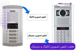 تفاوت آیفون تصویری دیجیتال و آنالوگ
