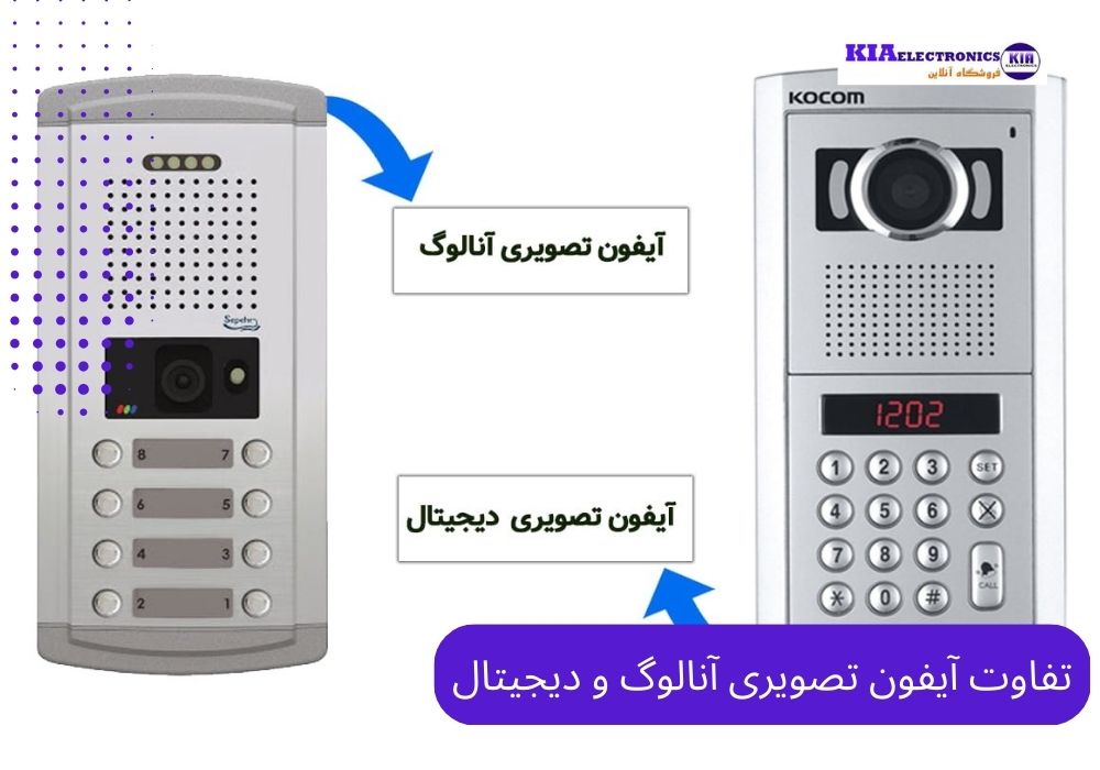 تفاوت آیفون تصویری دیجیتال و آنالوگ