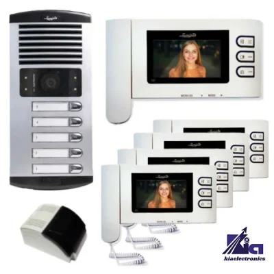 پکیج پنج واحدی آیفون تصویری الکتروپیک 797 ECO و پنل 1086