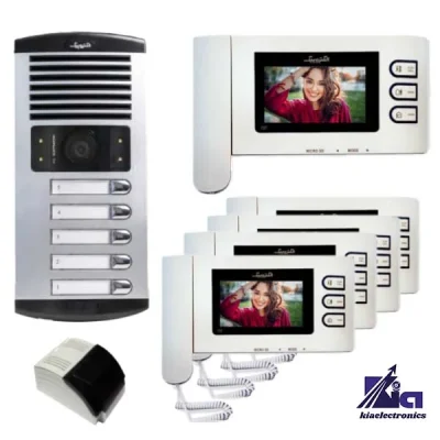 پکیج پنج واحدی آیفون تصویری الکتروپیک 797 PRO و پنل 1086
