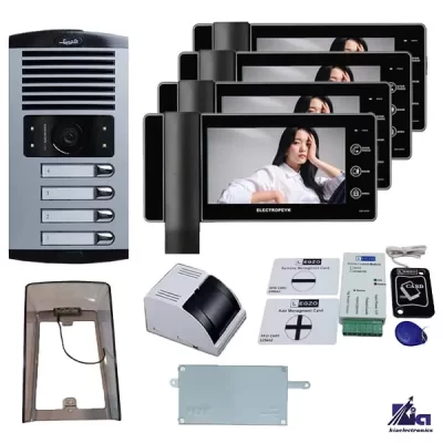 پکیج 4 واحدی 1294 ECO مشکی الکتروپیک همراه با ماژول