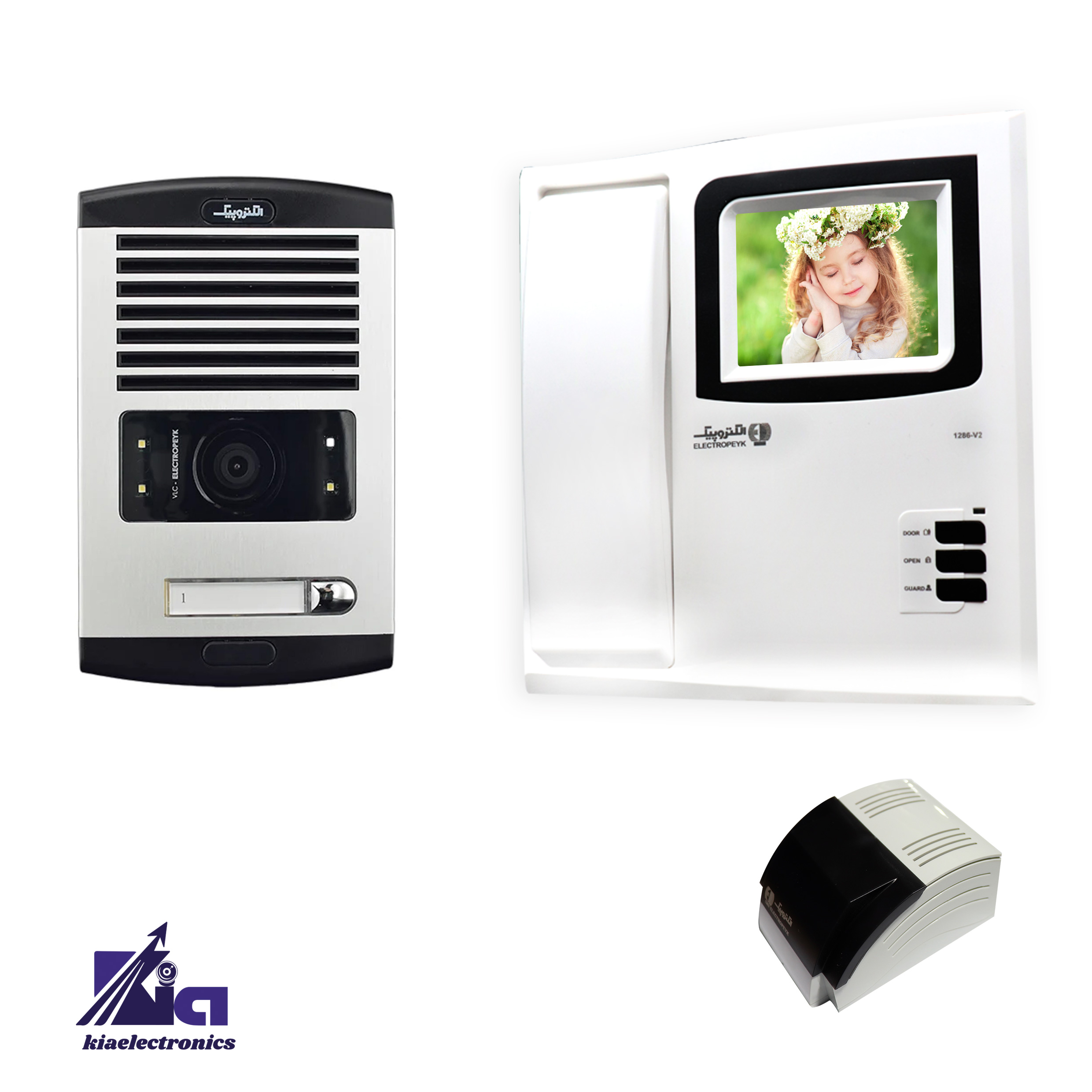 1086-1286-1 پکیج آیفون تصویری 1 واحدی الکتروپیک مدل 1286-V2 – جدید - تصویر 1