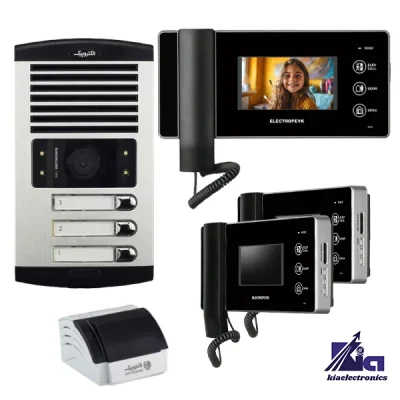 پکیج سه واحدی آیفون تصویری الکتروپیک PRO-1096