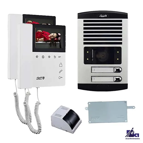 پکیج آیفون تصویری 2 واحدی مدل 897ECO الکتروپیک