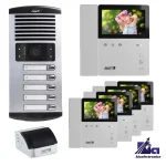 پکیج پنج واحدی آیفون تصویری الکتروپیک 897eco با پنل 1086