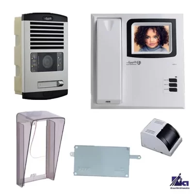  آیفون تصویری 1 واحدی الکتروپیک مدل 1286-V2 با بارانگیر