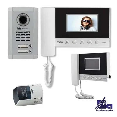 پکیج آیفون تصویری دو واحدی تابا مدل TVD-5-43 و پنل 1860