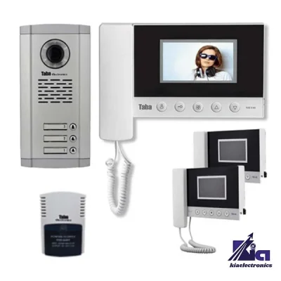 پکیج آیفون تصویری سه واحدی تابا مدل TVD-5-43 و پنل 1860