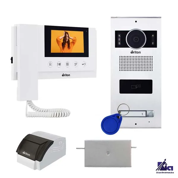 پکیج آیفون تصویری یک واحدی برایتون مدل 4330 با پنل کارتی
