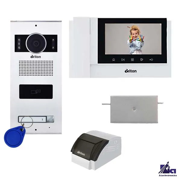 پکیج آیفون تصویری یک واحدی برایتون مدل 7030 با پنل کارتی