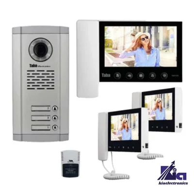 پکیج آیفون تصویری سه واحدی تابا TVD-5-70 و پنل 1860
