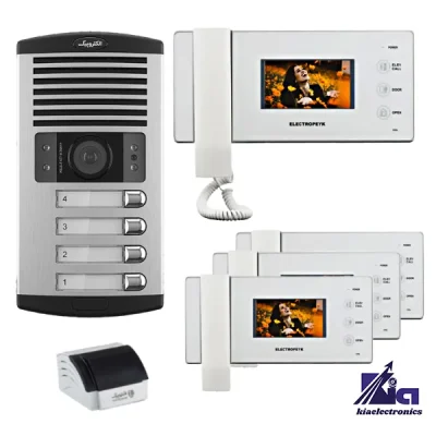پکیج چهار واحدی آیفون تصویری الکتروپیک 1096ECO