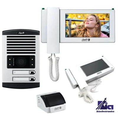 پکیج دو واحدی آیفون تصویری الکتروپیک 996 سفید