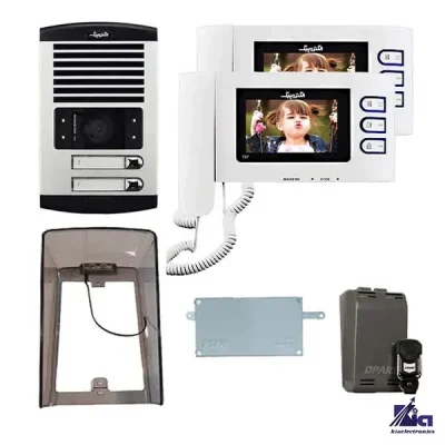 پکیج آیفون تصویری الکتروپیک مدل 797PRO دو واحدی با ریموت