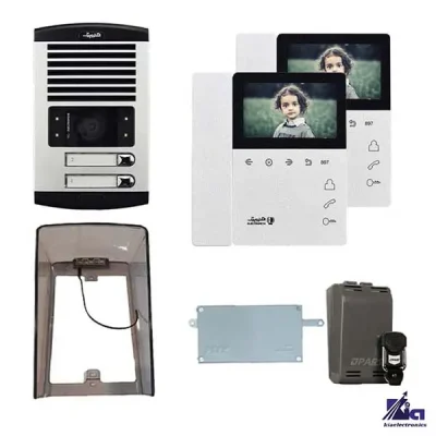 پکیج آیفون تصویری الکتروپیک مدل 897 پرو دو واحدی با ریموت