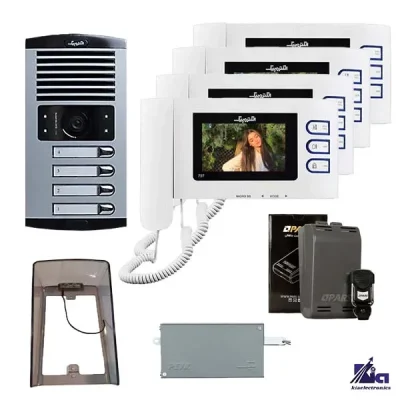 آیفون تصویری الکتروپیک مدل 797pro چهار واحدی با ریموت