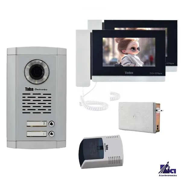 پکیج آیفون تصویری دو طبقه تابا مدل 1070 سفید