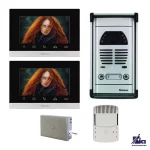 پکیج آیفون تصویری سیماران دو واحدی مدل 77TKM باحافظه