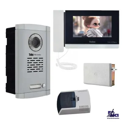 پکیج آیفون تصویری یک طبقه تابا مدل 1070 سفید