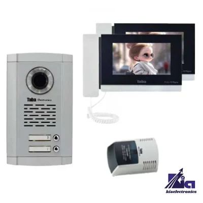 پکیج آیفون تصویری دو واحدی تابا TVD-1070 PRO