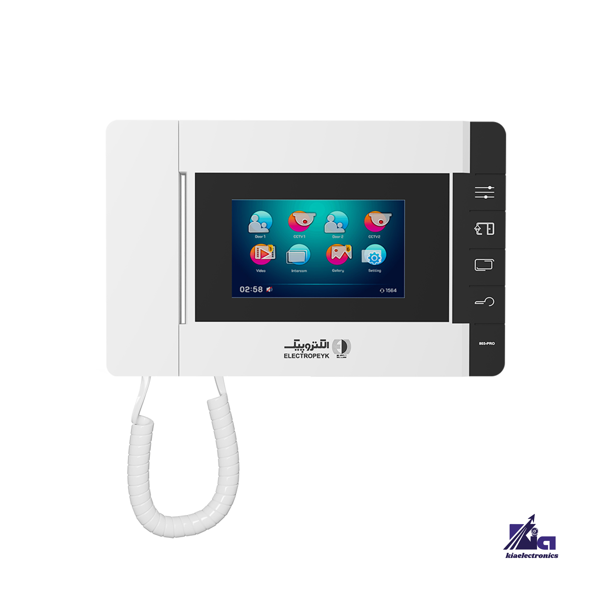 803-web گوشی آیفون تصویری الکتروپیک مدل 803 ECO - تصویر 1